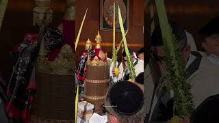 Jewish prayer near the Western Wall in Jerusalem during Sukkot Israel 2024 [upl. by Ylerebmik]