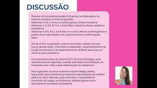 UFJF  SEMIC 2024 2024  DOSAGEM DE VITAMINA B12 NA GRAVIDEZ E SUA ASSOCIAÇÃO COM ASPECTOS CLÍNICOS [upl. by Steinman]