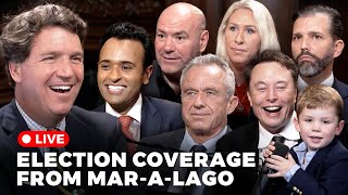 Tucker Carlson Election Night LIVE From MaraLago With Special Guests [upl. by Molahs57]