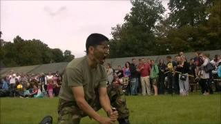 Gurkhas KHUKURI DANCE in Münsster Germany [upl. by Pacifa983]