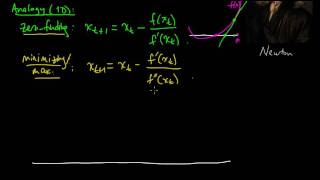 ML 151 Newtons method for optimization  intuition [upl. by Firehs105]