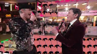 Viva Rai 2Viva Sanremo  Gianni Morandi con fiorello cantano un Medley riarrangiato [upl. by Machute]