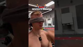 Blind Gewichte erraten beim Bankdrücken Teil Zwei gym challenge pumpen [upl. by Enerod]