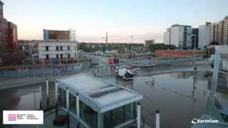 National Music Centre Calgary Flooding TimeLapse [upl. by Christyna]