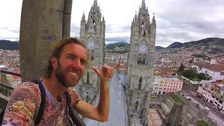 A Walking Tour of Beautiful QUITO Ecuador [upl. by Akoek]