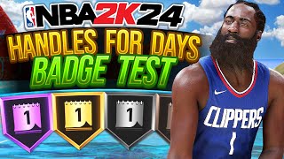 NBA 2K24 Best Badges for Your Build  Handles for Days Playmaking Badge Test [upl. by Anett283]