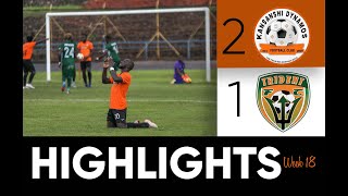 MATCH HIGHLIGHTS Week 18 MTN Super League 2023 24 Kansanshi Dynamos FC 2 vs 1 Trident Fc [upl. by Ennoval23]