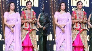 Hema Malini and Shilpa Shetty arrived together at the event Hema Malinis look [upl. by Baggott]