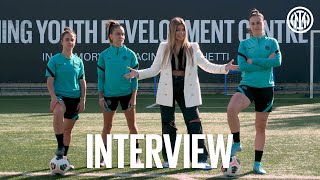 INTERVIEW with ALICE DE BORTOLI  INTER WOMEN 🖤💙🇮🇹 [upl. by Enahsed269]