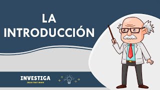 Haz una buena » INTRODUCCIÓN « para tu tesis o trabajo de investigación ☝🏼 [upl. by Idet]