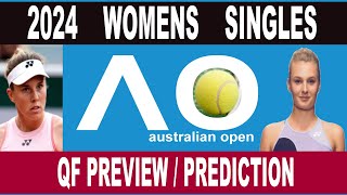 Noskova v Yastremska Australian Open 2024 Womens QF Preview and Predictions [upl. by Ardnauq]