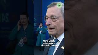 Mario Draghi sulla elezione di Donald Trump ilcapitale banca draghi mariodraghi [upl. by Assenev]