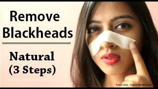 How to Remove Blackheads From Nose amp Face  Naturally at Home  Superwowstyle [upl. by Raila]