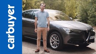 Alfa Romeo Stelvio SUV 2019 indepth review  Carbuyer [upl. by Cirad]