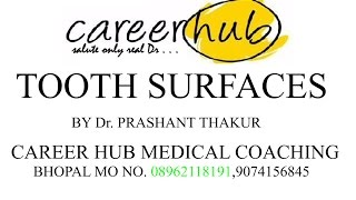 Tooth surfaces by Dr Prashant Thakur [upl. by Colb684]