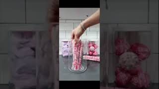 Valentine’s Day hot cocoa set up Not my video ASMR credits to honeybobabear [upl. by Tenrag749]