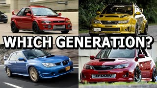 THE BEST SUBARU WRX GENERATION IS [upl. by Suoirtemed]