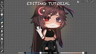 editing tutorial  50K special  gacha tutorial  read desc [upl. by Negeam]