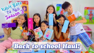 KAHIT BATA PA AKO CAST SEASON 3  BACK TO SCHOOL HAUL [upl. by Christiana]