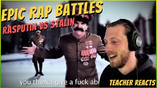 Teacher Reacts To quotRasputin VS Stalin  Epic Rap Battlesquot SO EPIC [upl. by Risley]