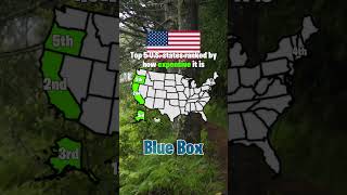 Top 5 US states ranked by how expensive it is usa mapper mapping map geography edit shorts [upl. by Jacy812]