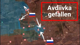 Avdiivka vollständig gefallen Viele Soldaten ergeben sich  Ukraine Krieg Update  WarNews [upl. by Gomar]