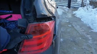 How to change replace brake light tail bulb amp signal for BMW F31 [upl. by Ehcrop]