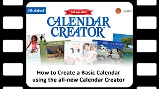 How to Create a Basic Calendar using the all new Calendar Creator [upl. by Flin]