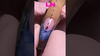 Dual System  Gel  Acrylic 🌊 Summer Nail Art nails nailart acrilicnails summernails [upl. by Imuya]