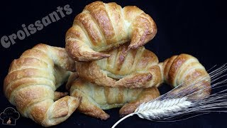 Croissants o medialunas de Mantequilla  La receta que funciona [upl. by Aerdnaed]