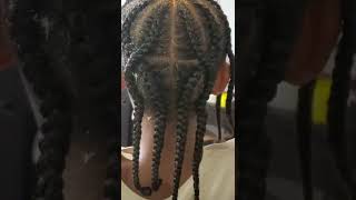 Mens Criss Cross Cornrow Braids Pop Smoke [upl. by Philip]