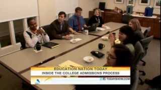 Inside the college admissions process Parenting TODAYshow com [upl. by Ahsirak]