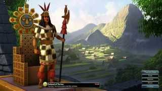 Civilization V Leader  Pachacuti of the Inca [upl. by Isej]