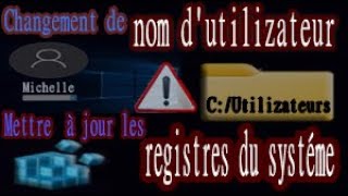 Corrige les erreurs des registres système de Windows Renommer ton PC et le dossier CUtilisateur [upl. by Edward]