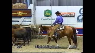 Stylish Play Lena 2003 NCHA Summer Spectacular shown by Lloyd Cox [upl. by Ahsenat]