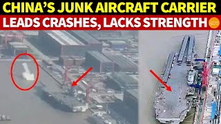 China’s Junk Aircraft Carrier World’s Highest Accident RateWon’t Fly JetsLowest True Combat Power [upl. by Eiuqcaj]