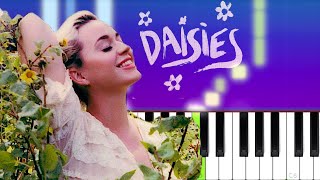 Katy Perry  Daisies Piano Tutorial [upl. by Eilrebmik]