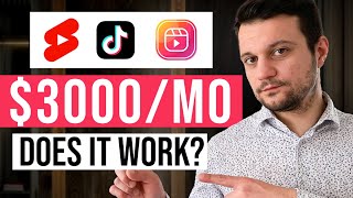 I Tried To Make Money Reposting TikToks On Instagram amp YouTube Did It Work [upl. by Reilamag]