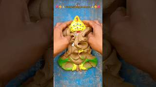 Ganpati Bappa murti making video 🙏🥰🌺 shorts youtubeshorts ganpatibappamorya ganpati ganesh [upl. by Ediva794]