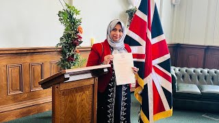 British citizenship 2024Officially receiving British citizenship [upl. by Auot]