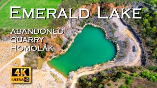 Emerald Lake in the Bohemian Karst 4K UHD Smaragdové jezero v Českém krasu  Lom Homolák  4K [upl. by Janetta478]