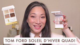 TOM FORD  NEW Soleil dHiver Eye Color Quad Swatches and Demo [upl. by Sirdna]