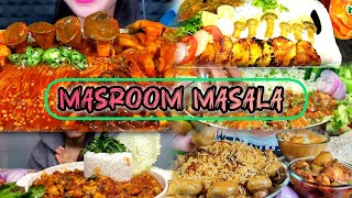 ASMR 🔥 MASROOM 🍄 MASALA  MASROOM BIRIYANI 🤤🥵 EATING COMPILATION  BY FAMOUS MUKBANGERS 💫 [upl. by Micheal432]