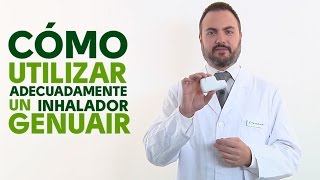 Cómo utilizar correctamente un inhalador Genuair Tu Farmacéutico Informa [upl. by Rochell95]