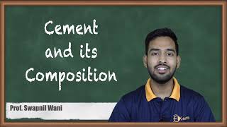 Cement and Its Composition  Cement  Building Materials and Construction Technology [upl. by Suravart]