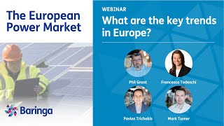 The European Power Market Key Trends in Europe [upl. by Orrin860]