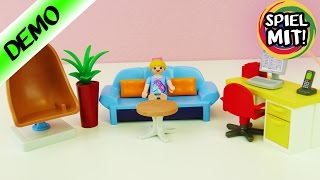 Playmobil JUGENDZIMMER FÜR HANNAH Demo Deutsch  Mit Schlafsofa amp Affenschaukel [upl. by Nwonknu823]