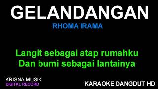 GELANDANGAN KARAOKE DANGDUT KOPLO HD AUDIO [upl. by Aneger574]