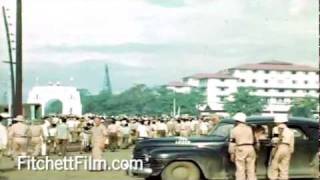 Fitchett Film  Philippine Independence July 4 1946 [upl. by Nosnek]