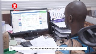 REPORTAGE SUR LA DIGITALISATION DES SERVICES DE LA DGCC [upl. by Fanchon438]